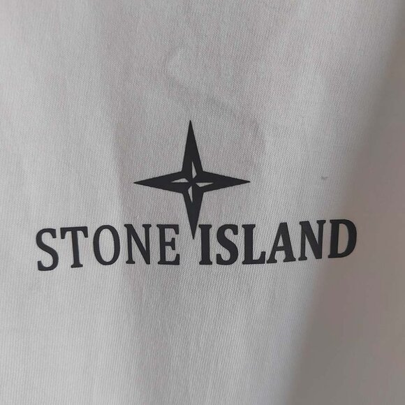 Stone Island Large Back Logo T-Shirt - Picture 3 of 9